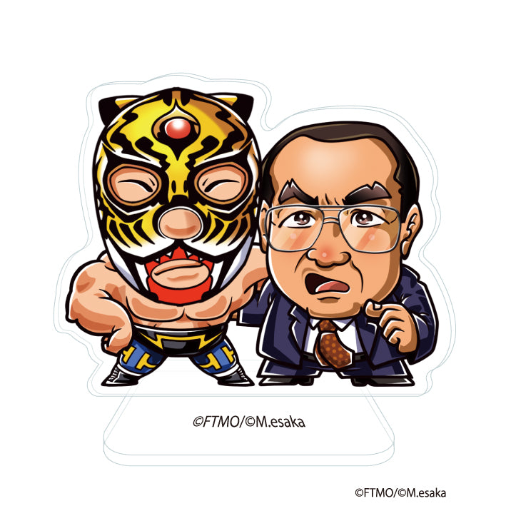 神田明神×初代タイガーマスク】枠付きアクリルスタンド -C