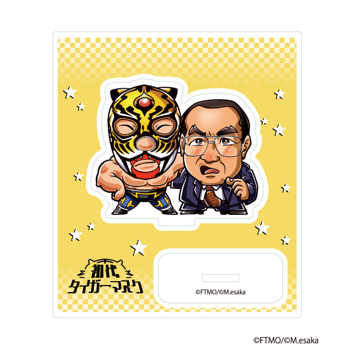神田明神×初代タイガーマスク】枠付きアクリルスタンド -C- – culcolle