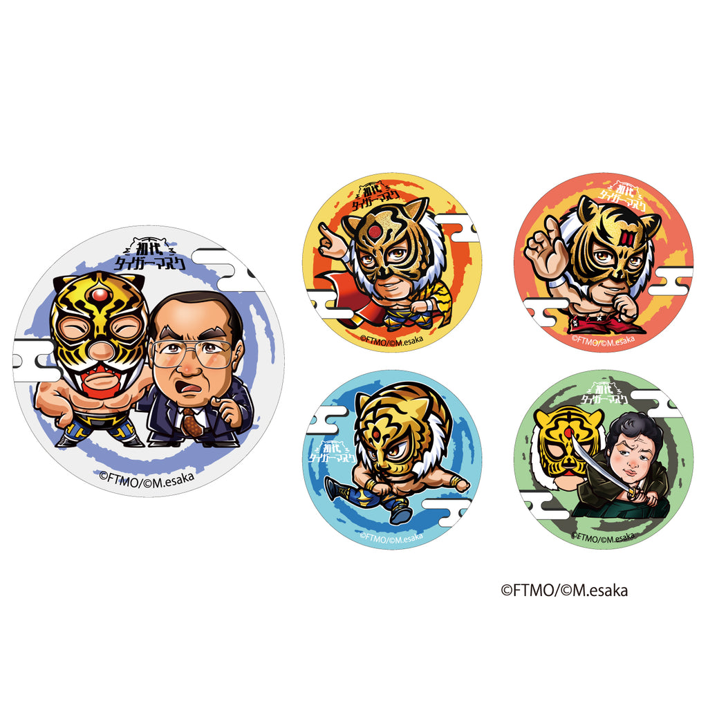 タイガーマスクセル画　アニメディレクター勝間田氏サイン入り色紙 タイガーマスクW 設定