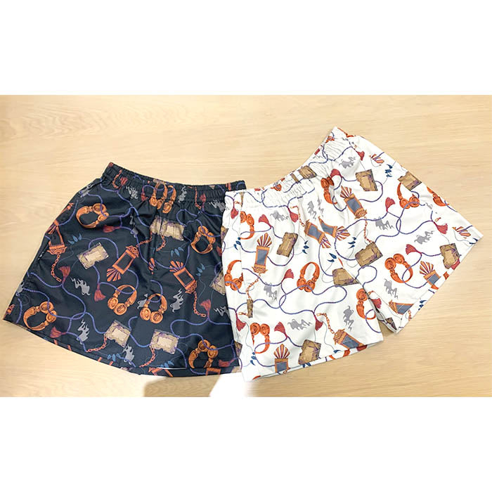 culcolle シャーマンキング　総柄ハーフパンツ　総柄シャツ シャーマンキング】総柄ハーフパンツ-white- – culcolle【カル