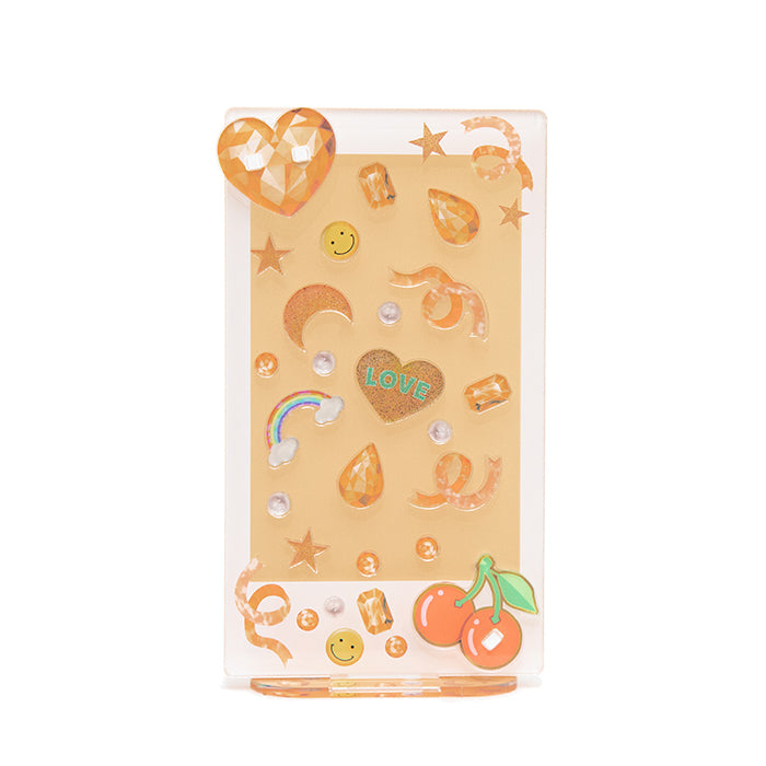 アクリル⭐️オーダーデコケース Favlab】アクスタケース デコチェキ -オレンジ- – culcolle【カルコレ