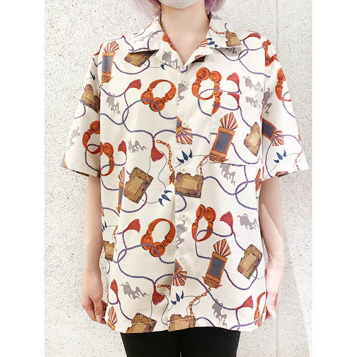 シャーマンキング】総柄シャツ-white- – culcolle【カルコレ