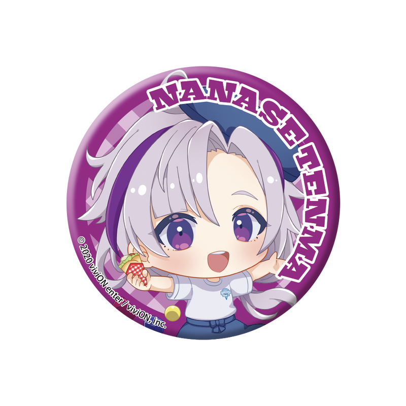 【Clock over ORQUESTA×マリオンクレープ】描き起こしミニキャラ缶バッジ-全12種ランダム-〔予約商品〕