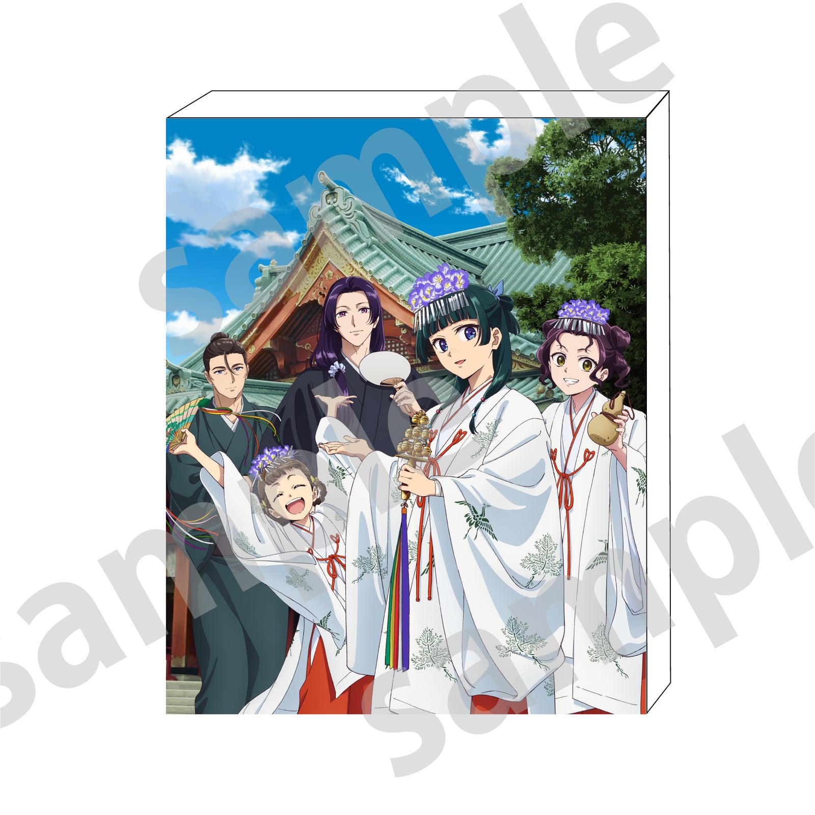 一点物 仁神ユキタカ 原画&カラーキャンバス 2点セット 神田祭×TVアニメ『薬屋のひとりごと』】キャンバスアートボード