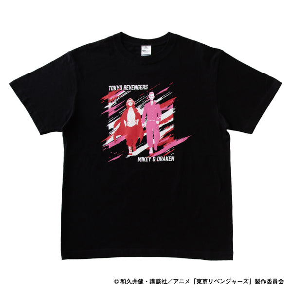 【東京リベンジャーズ】Tシャツ-マイキー＆ドラケン- XLサイズ