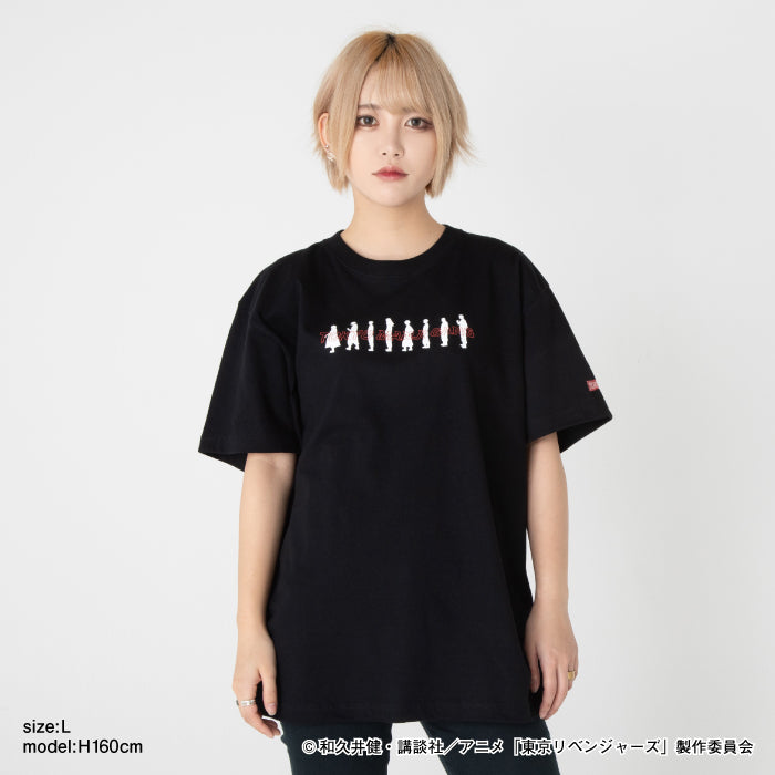 【東京リベンジャーズ】Tシャツ-シルエット- XLサイズ