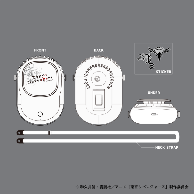 【東京リベンジャーズ】ミニステッカー付きハンズフリーファン