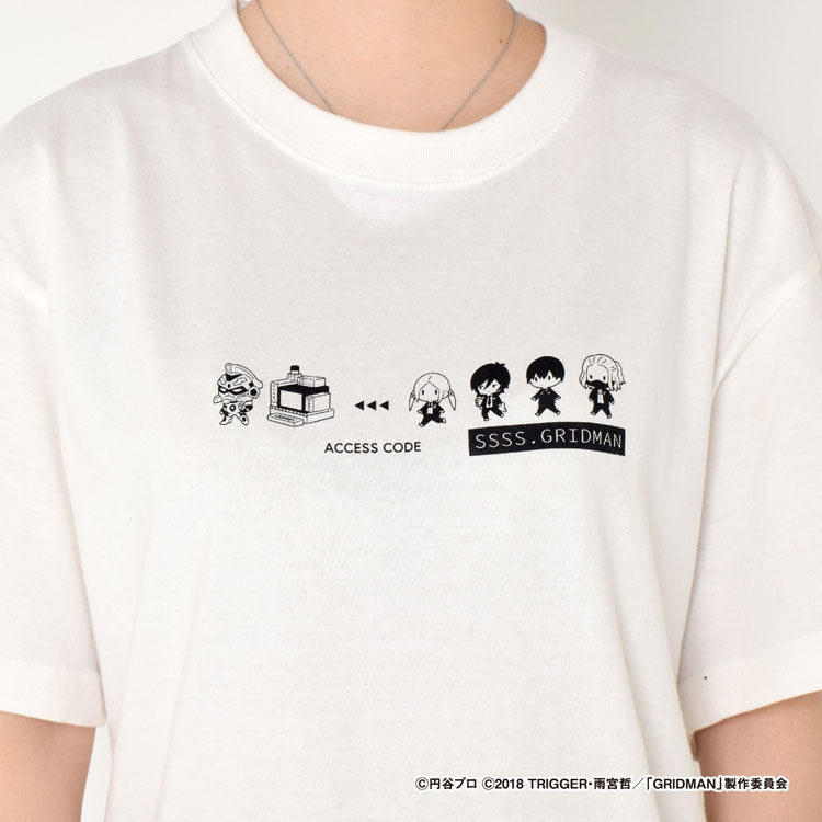 【SSSS.GRIDMAN】Tシャツ-グリッドマン＆新世紀中学生- Lサイズ