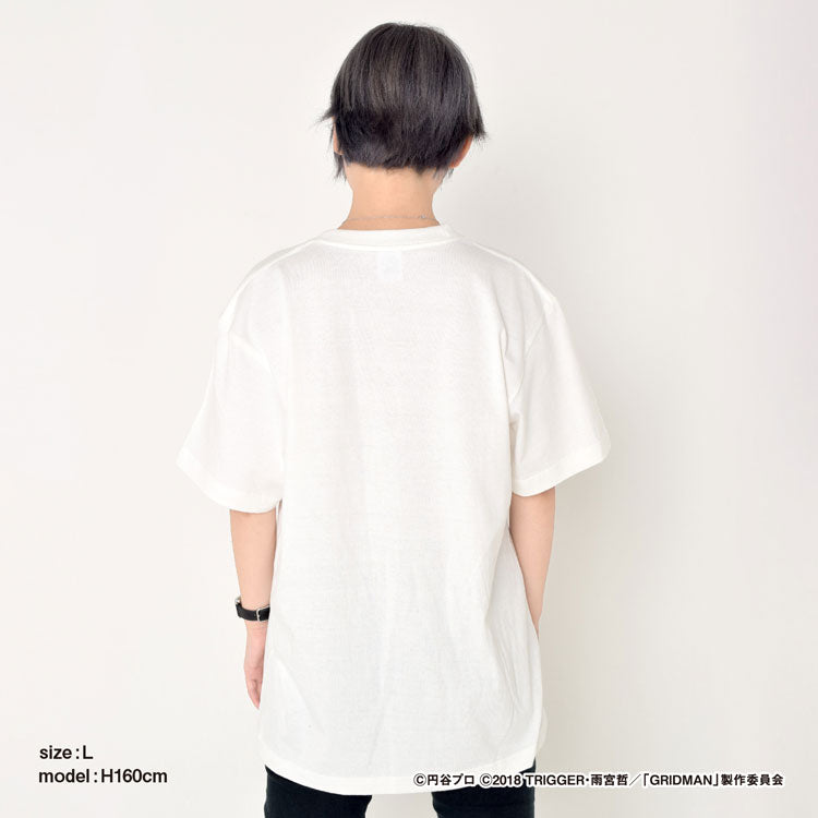 【SSSS.GRIDMAN】Tシャツ-グリッドマン＆新世紀中学生- Lサイズ