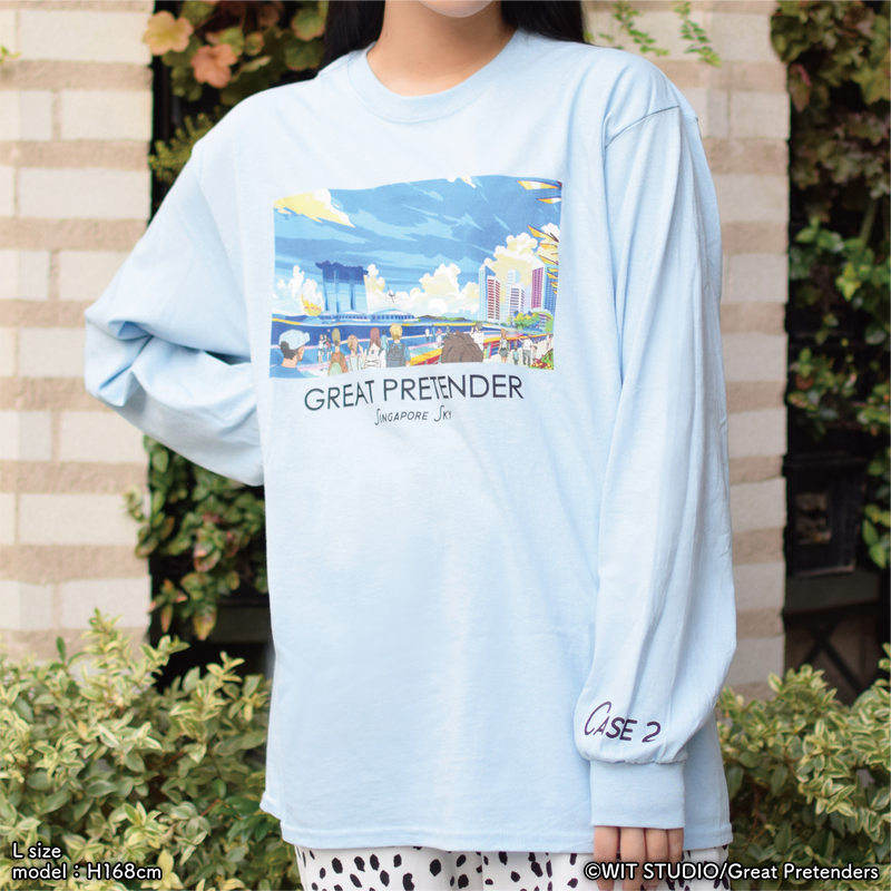 【GREAT PRETENDER】ロングTシャツ-case2-