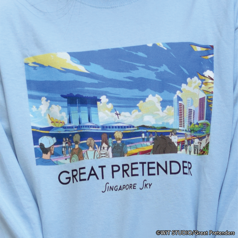 【GREAT PRETENDER】ロングTシャツ-case2-