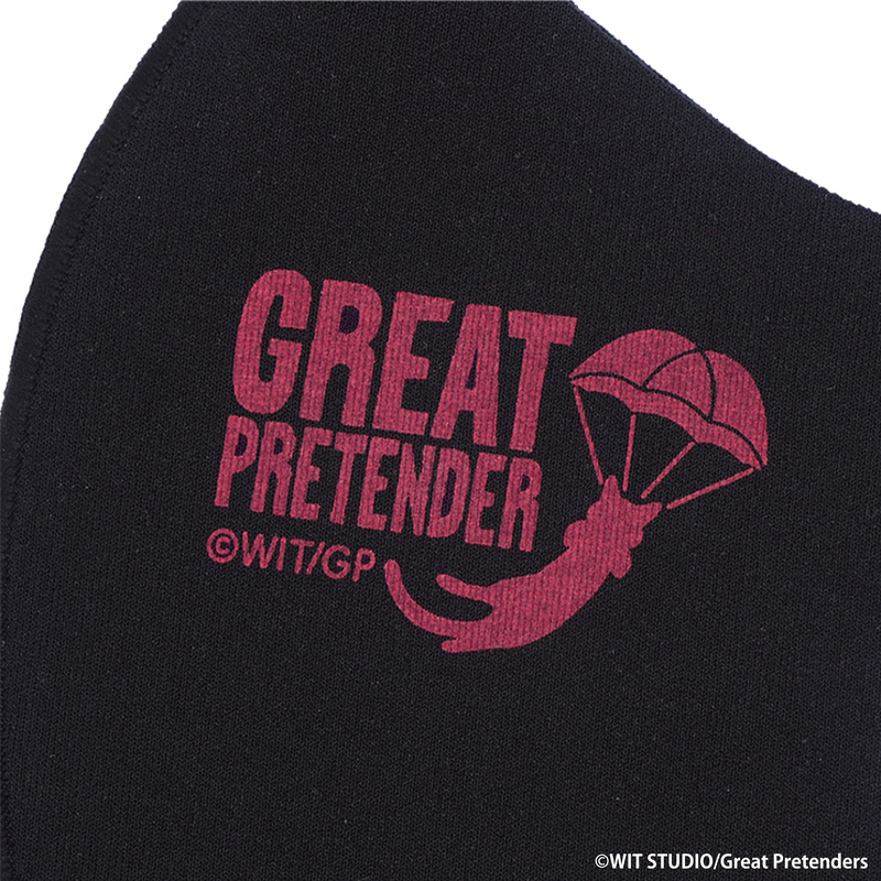 【GREAT PRETENDER】ファッションマスク-ブラック-