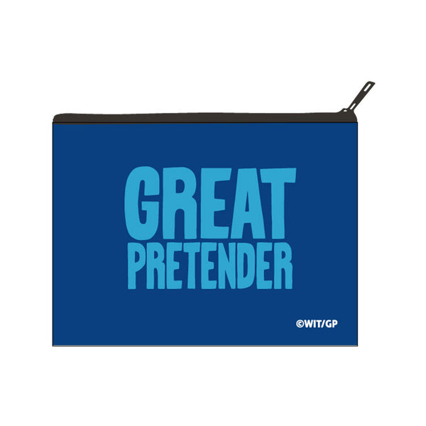 GREAT PRETENDER フラットポーチ-case1- 背面