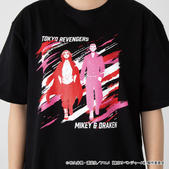 【東京リベンジャーズ】Tシャツ-マイキー＆ドラケン- Mサイズ