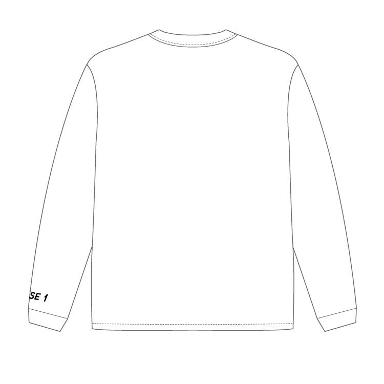 【GREAT PRETENDER】ロングTシャツ-case1- 背面
