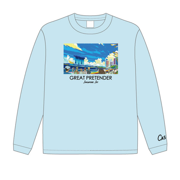 【GREAT PRETENDER】ロングTシャツ-case2- 前面