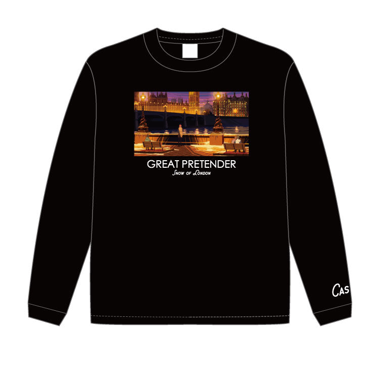 【GREAT PRETENDER】ロングTシャツ-case3- 前面